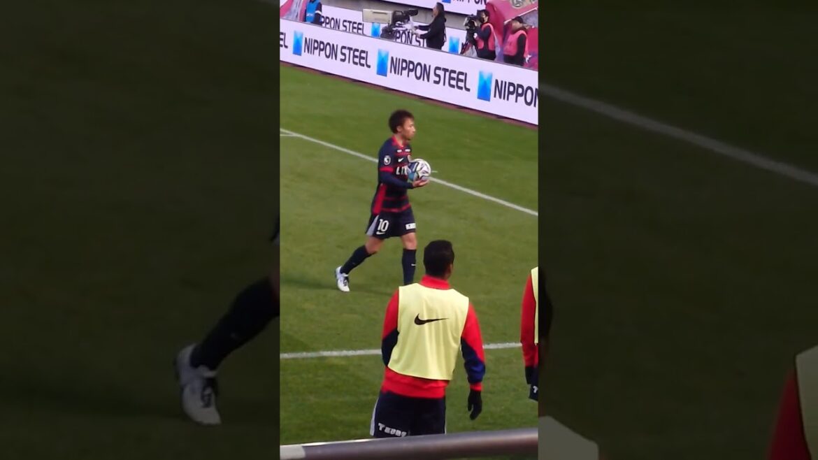 【3/7 東京V戦】CKを蹴りに行くキャプテン岳【#10 柴崎岳】#鹿島アントラーズ　#東京ヴェルディ　#メルカリスタジアム　#百年構想リーグ