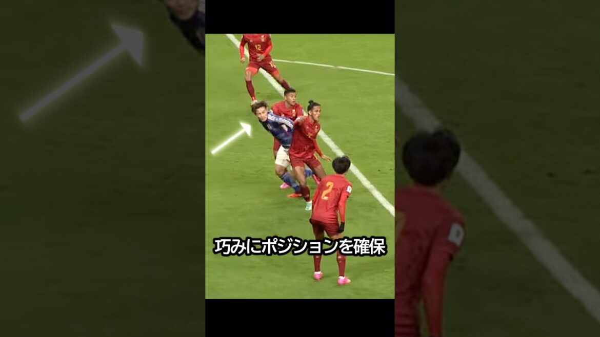 コンパクトサッカー!日本代表が南野拓実と堂安律と上田綺世のトライアングルから繊細なパスでゴールを掻っ攫って日! #サッカー コンパクトサッカー!日本代表が南野拓実と堂安律と上田綺世のトライアングルから繊細なパスでゴールを掻っ攫って日! #サッカー