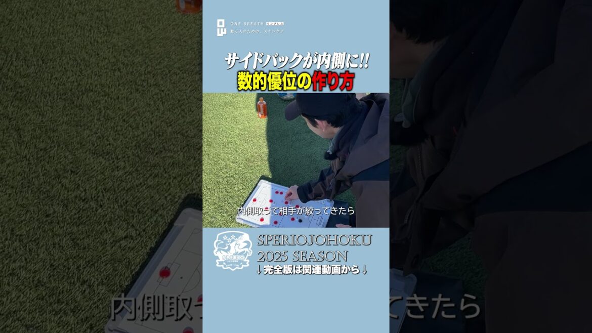 【神指導】サイドハーフの「消え方」一つで劇的に攻撃が変わる。 【神指導】サイドハーフの「消え方」一つで劇的に攻撃が変わる。