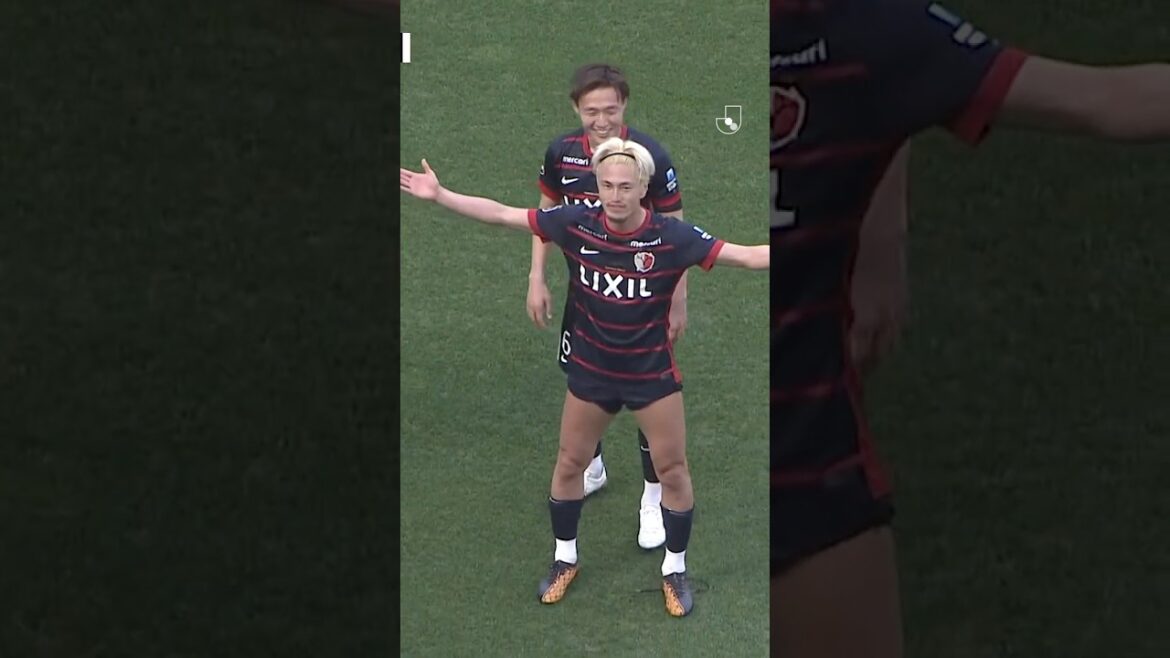 Yuma Suzuki meets Gaku Shibasaki’s corner kick🔴 Yuma Suzuki meets Gaku Shibasaki's corner kick🔴