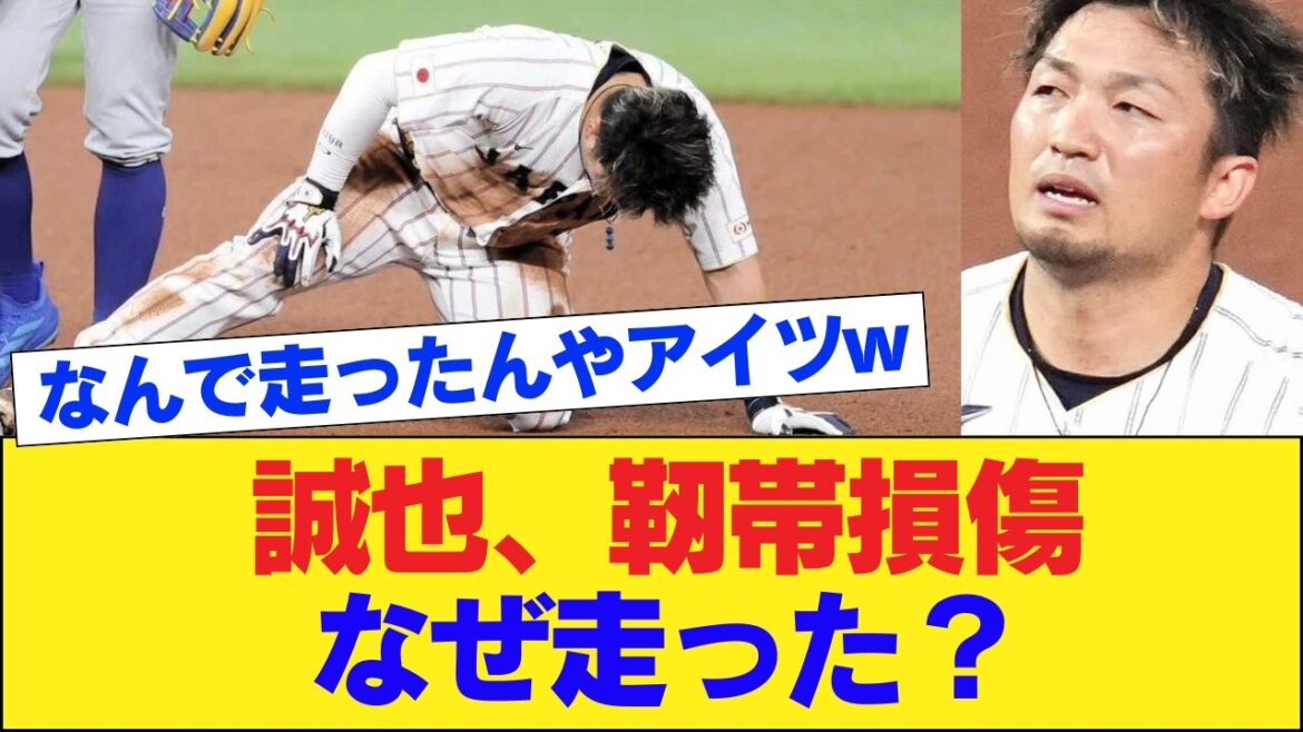 【悲報】鈴木誠也、不必要な盗塁で後十字靭帯損傷…「何で走ったんやw」「初回から無茶しすぎ」日本国民困惑の真相とは…wwww