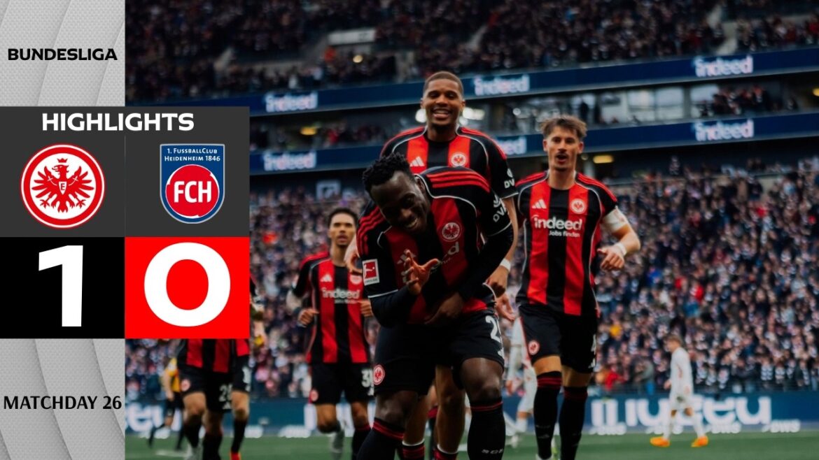 Eintracht Frankfurt - Heidenheim | 1-0 | Highlights | Bundesliga 2025-26 | frankfurt heidenheim