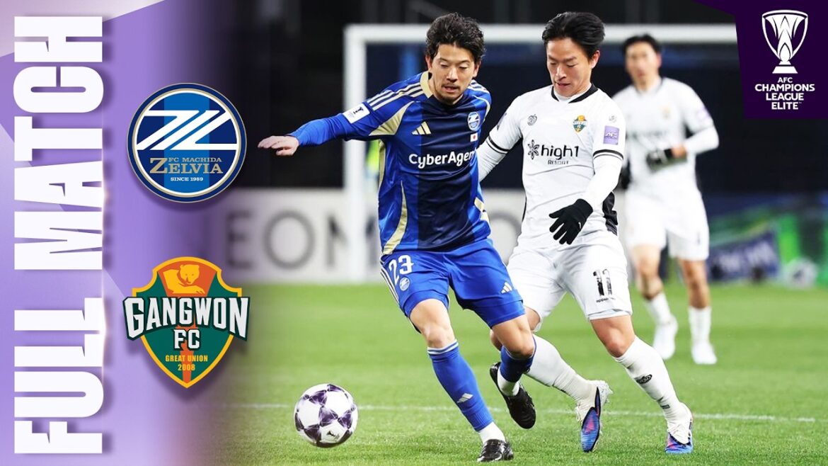 FC Machida Zelvia 🇯🇵 vs Gangwon FC 🇰🇷 | Full Match | AFC Champions League Elite™ 2025/26