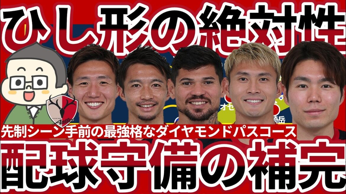 【ひし形配球位置の絶対性│鹿島vs町田の先制シーン直前】田川亨介/松村優太の正解な裏抜けによる得点シーン創出と柴崎岳/三竿健斗/レオセアラが意識した補完性 【ひし形配球位置の絶対性│鹿島vs町田の先制シーン直前】田川亨介/松村優太の正解な裏抜けによる得点シーン創出と柴崎岳/三竿健斗/レオセアラが意識した補完性