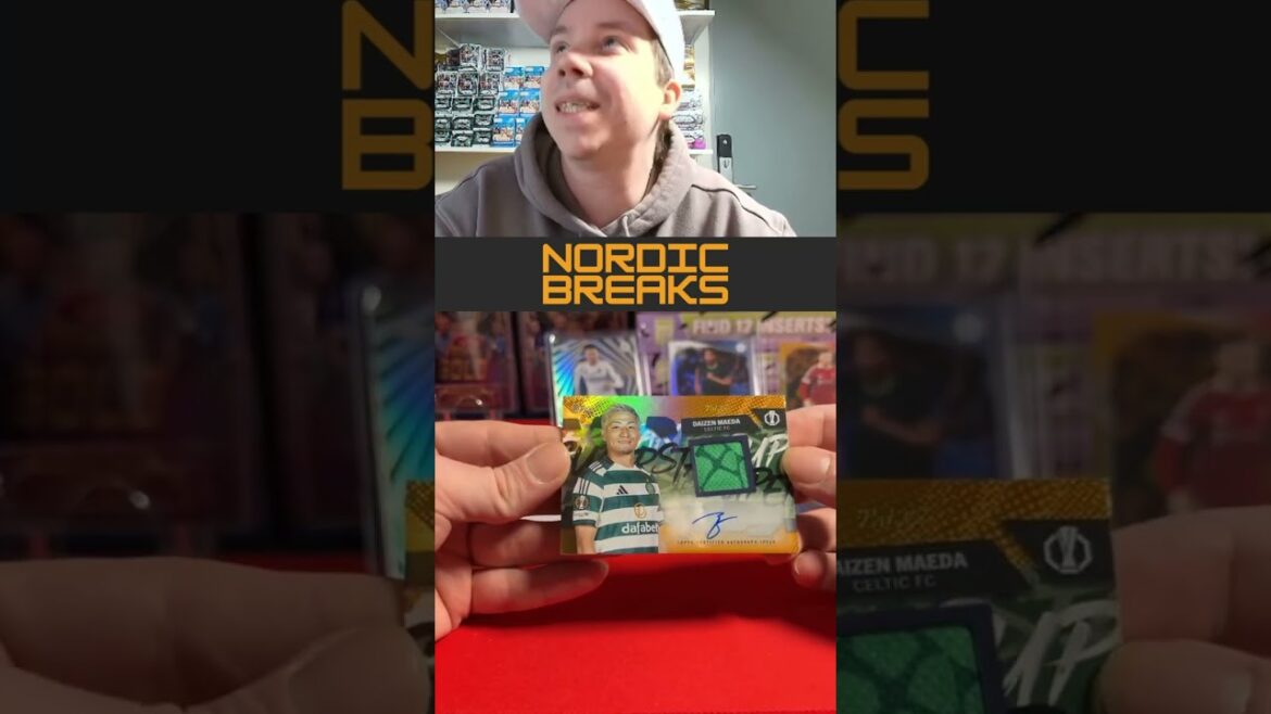 Daizen Maeda, Celtic - Superstar Auto Relic Card - #Topps Flagship 25/26