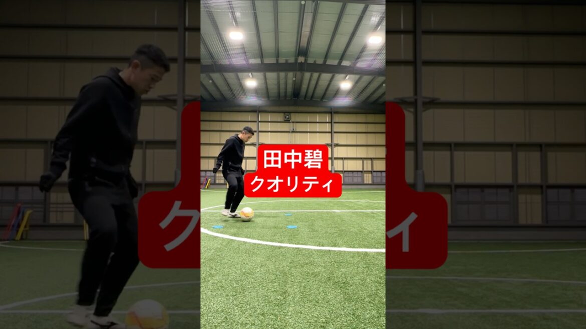 田中碧クオリティの止めて蹴る