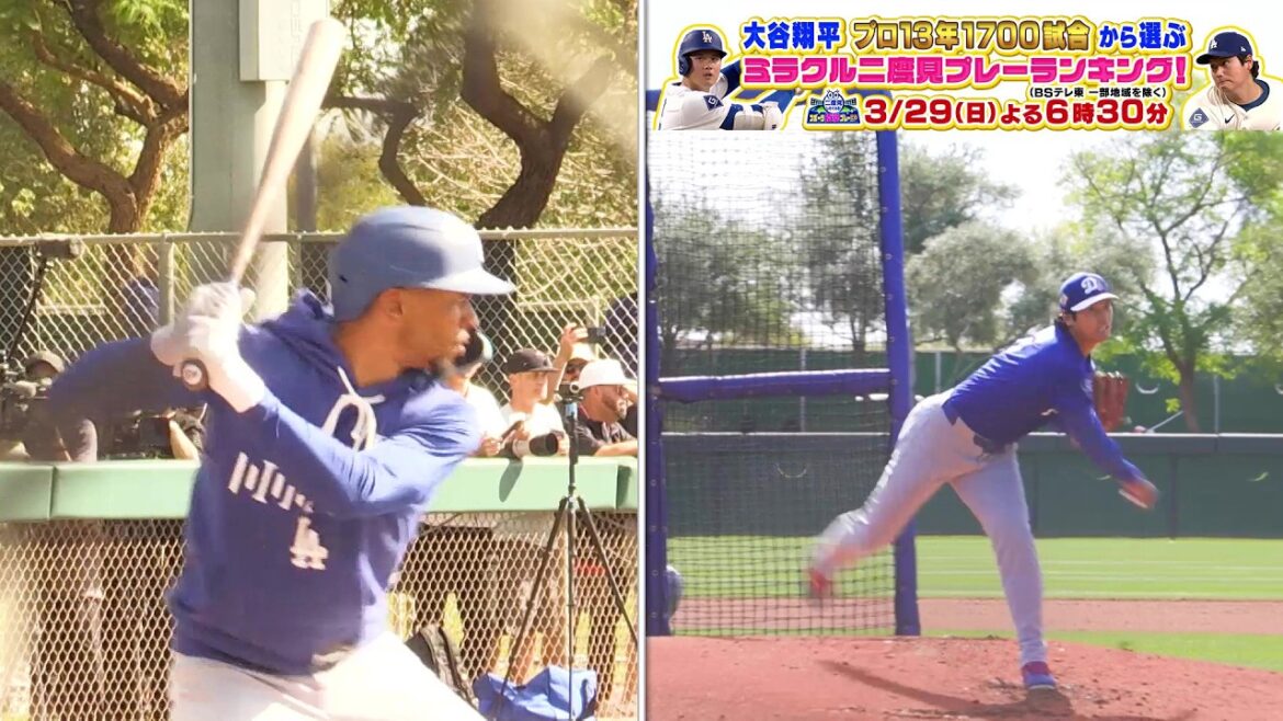 【超豪華対決】大谷翔平 vs ベッツ 大谷翔平 今年初登板で実現!|二度見したくなるスポーツ衝撃プレーGP|テレ東 3月29日(日)夜6時30分