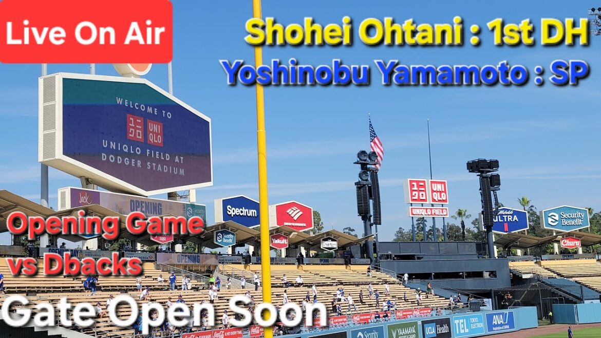 【ライブ配信】対アリゾナDバックス〜オープニングゲーム〜大谷翔平選手は1番DHで出場⚾️山本由伸投手は先発投手で出場⚾️まもなくゲートオープン⚾️Shinsuke Handyman がライブ配信中!