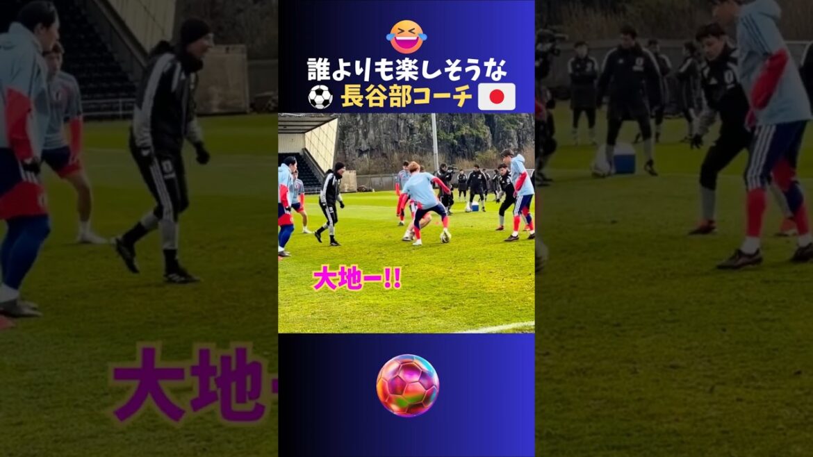鳥かごで誰よりもはしゃぐコーチ長谷部ww #サッカー日本代表 #shorts