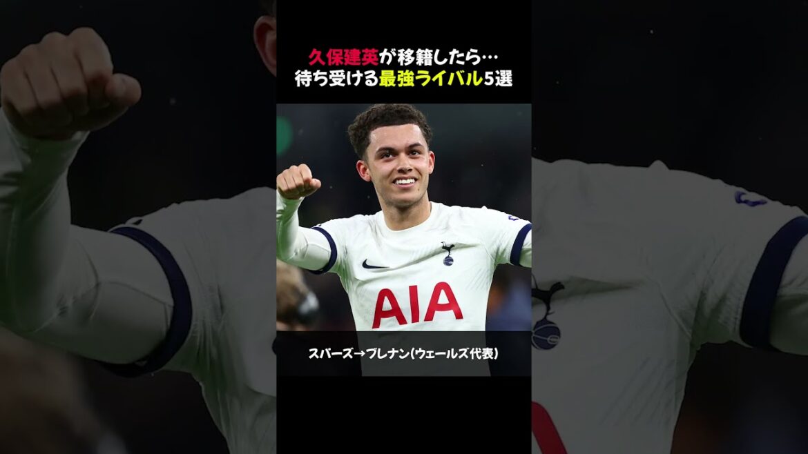 【衝撃!】久保建英が移籍したら…待ち受ける最強ライバル5選 #shorts