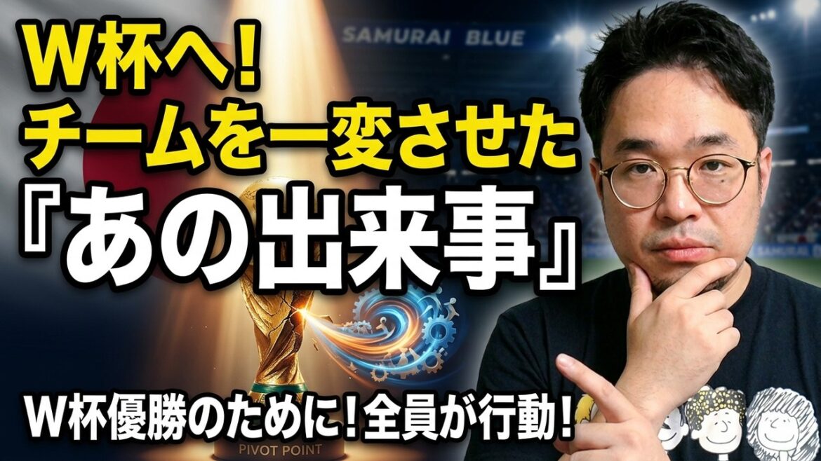 日本代表がＷ杯優勝のために全員で行動できるようになった出来事👏