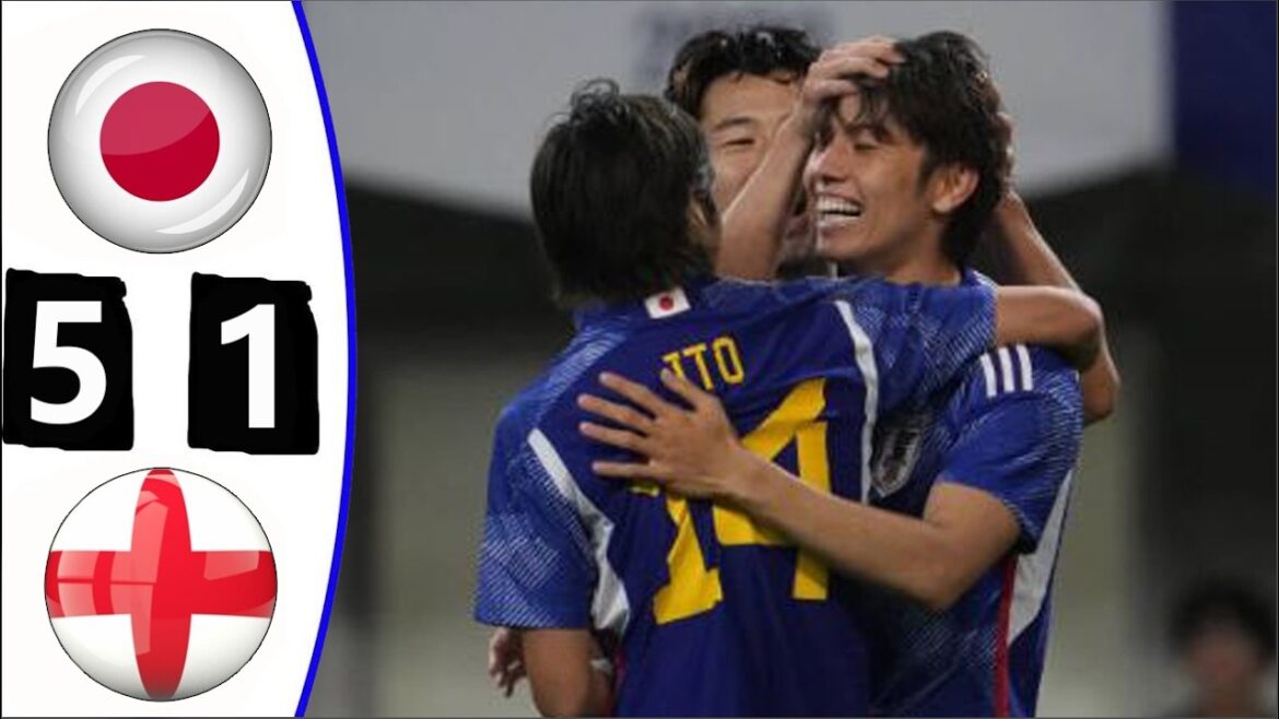 田中青3ゴール！日本5 1イングランド！全ゴール＆ハイライト！2026年4月1日
