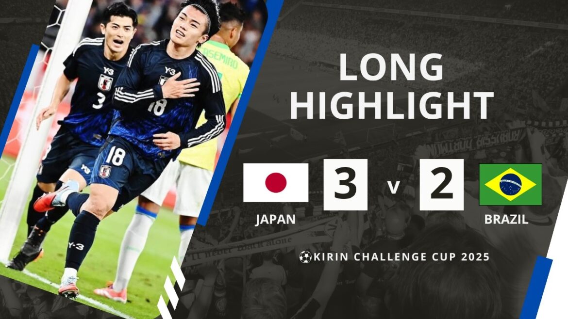 【あの瞬間をもう一度】ブラジル震撼…！日本代表が"王国"を圧倒した伝説の一夜｜16分ロングハイライト
