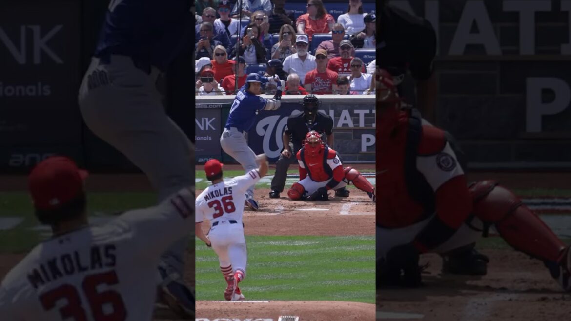 大谷翔平が今シーズン初本塁打!🤩 マイコラスから3ランホームラン!✨