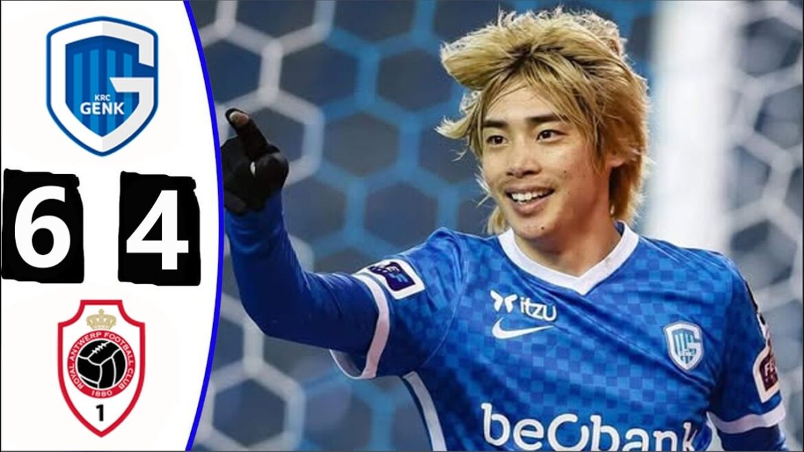 伊東純也3ゴール！ゲンク 6 4 アントワープ！すべての目標とハイライト! 2026 年 4 月 4 日