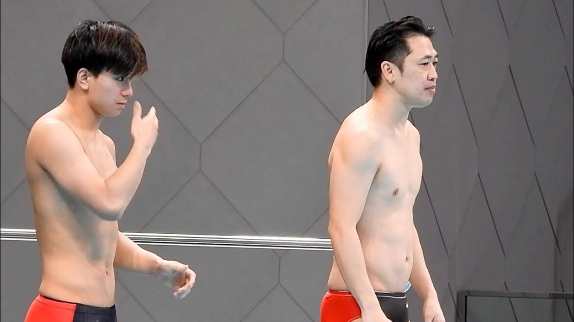 坂井丞選手/伊藤洸輝選手シンクロ板飛込2025年度翼ジャパンダイビングカップ