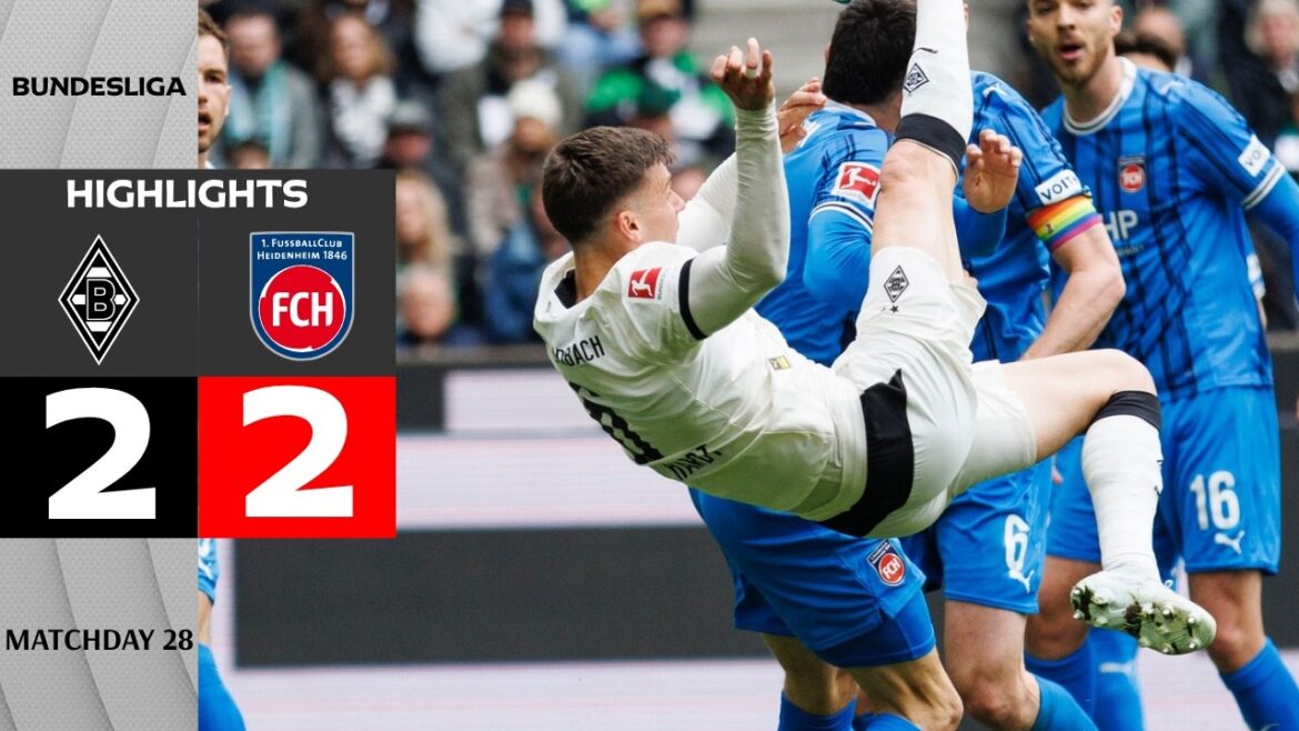 Borussia Mönchengladbach - Heidenheim | 2-2 | Highlights | Bundesliga 2025-26 | gladbach heidenheim
