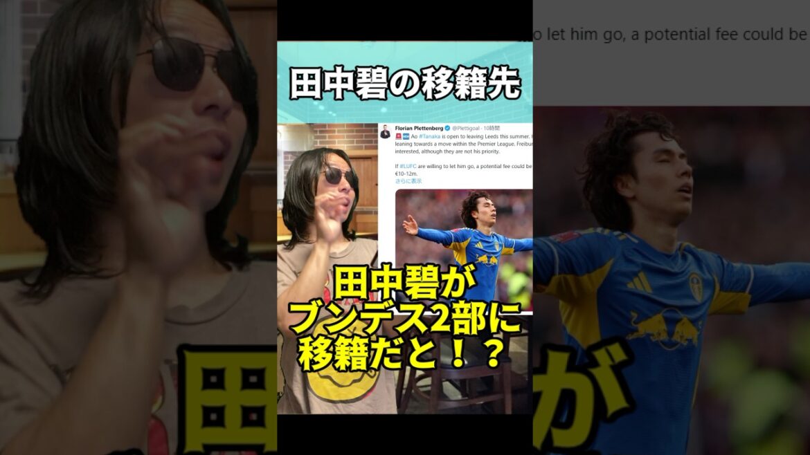 田中碧がブンデス2部に移籍だと!? 田中碧がブンデス2部に移籍だと!?