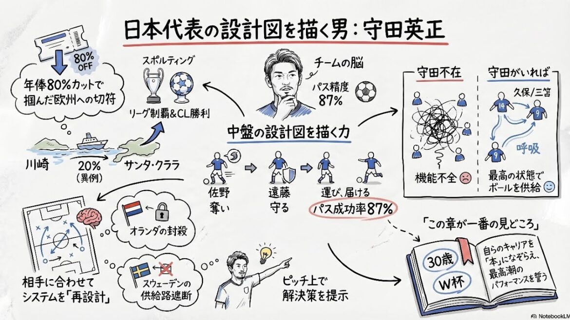【日本代表分析】守田英正が日本代表に必要な理由 — W杯グループF攻略の鍵 | Football AI分析 Lab