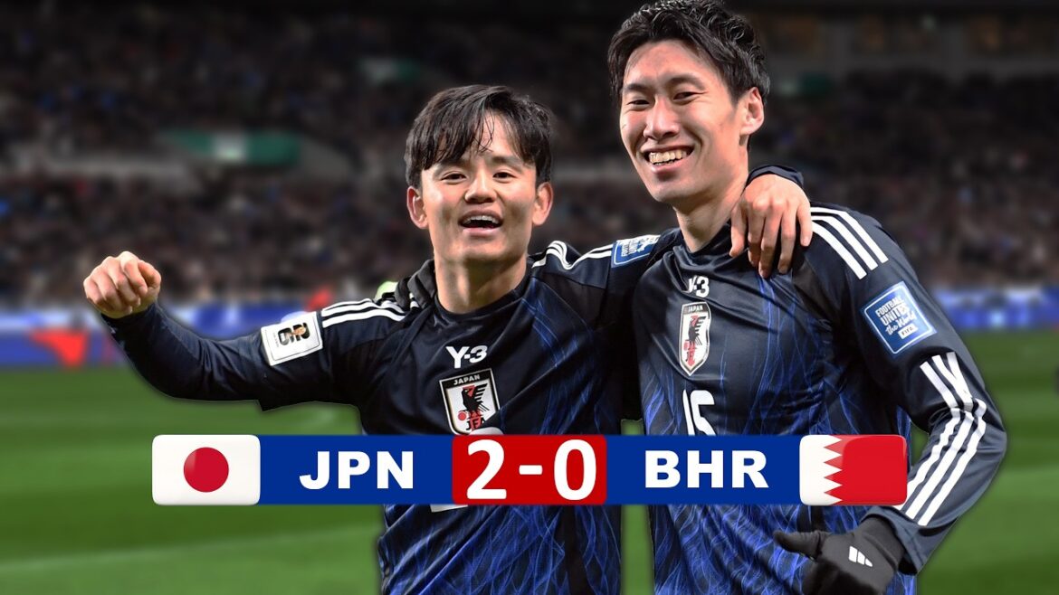 日本 vs バーレーン｜久保建英と鎌田大地が埼玉スタジアムを熱狂させる｜ワールドカップ2026予選