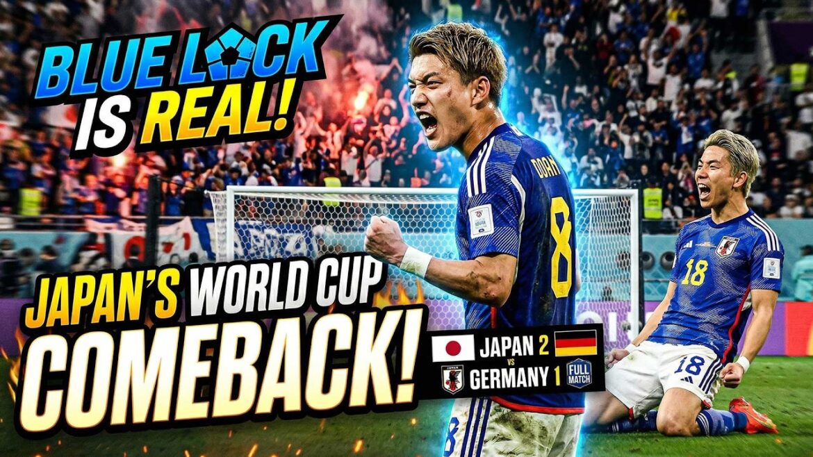🔥 BLUE LOCK IS REAL! 🇯🇵 Japan’s World Cup Comeback vs Germany!