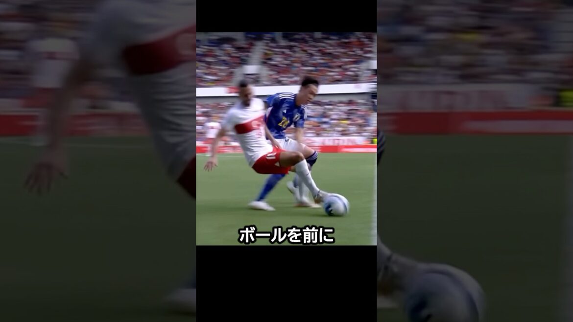 完璧なカウンター！久保建英と古橋と毎熊の動きから中村敬斗へ繋げる圧巻カウンター！ #サッカー