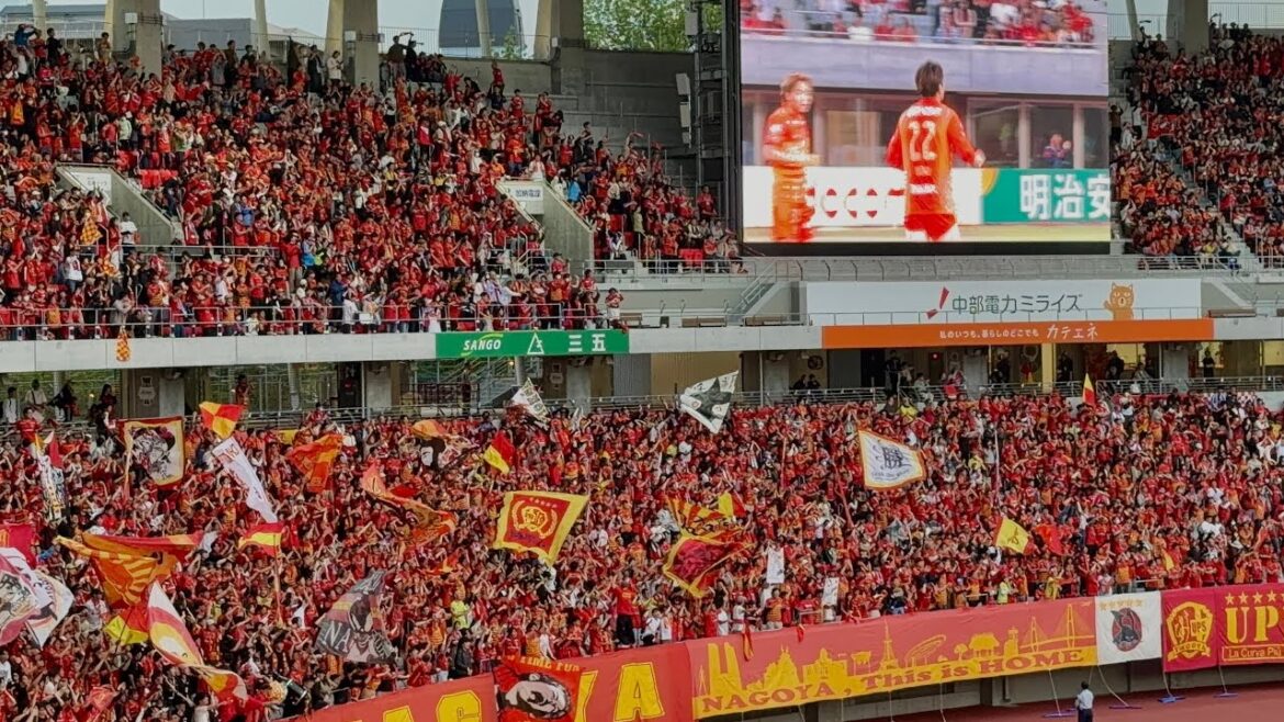 【名古屋×福岡】激動のアディショナルタイム11分間｜ゴール裏（2026年4月19日 J1 第11節 名古屋グランパス×アビスパ福岡）