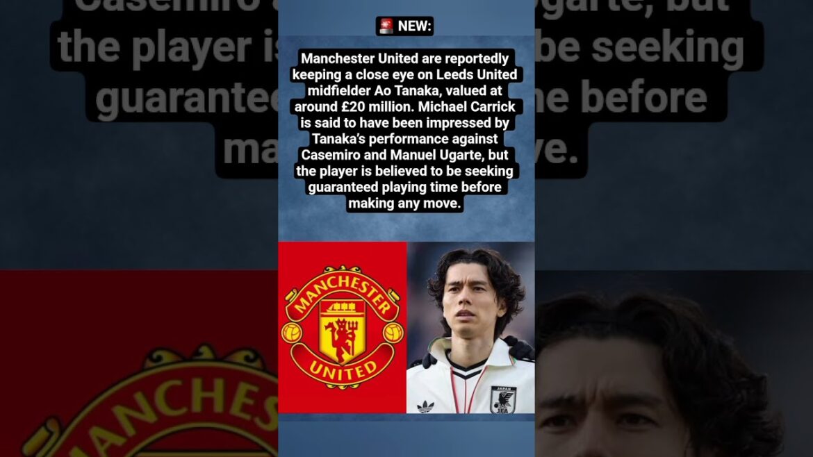 Man United Track Ao Tanaka — Playing Time Key#shorts