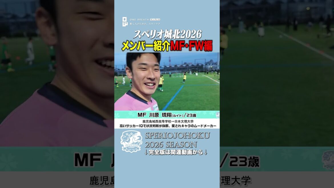 【新生】2026年スペリオの攻撃陣!!木暮監督が選んだ「矛」の紹介！