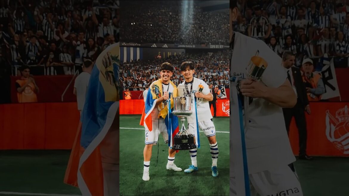 「7年の旅路、歓喜の瞬間：久保建英、ついに栄光を掴む！🏆✨／アスレティック・ビルバオを破りコパ・デル・レイ制覇！🔥」 #サッカー #ワールドカップ #フットボールのハナシ #サッカーチャント