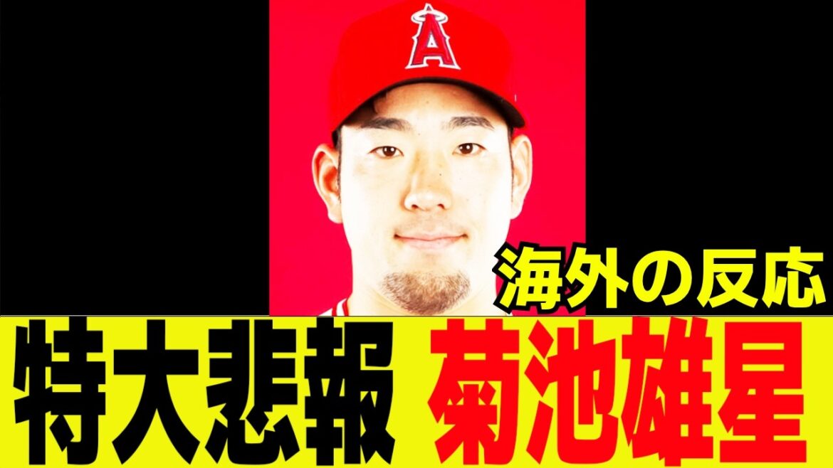 特大悲報、菊池雄星!