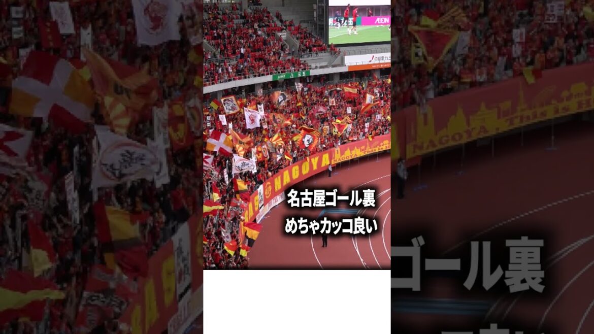 名古屋ゴール裏迫力エグい
