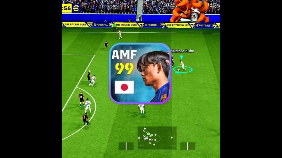 Takefusa Kubo x Naruto cold celebration on efootball 🥶 #pes #efootballmobile #efootball