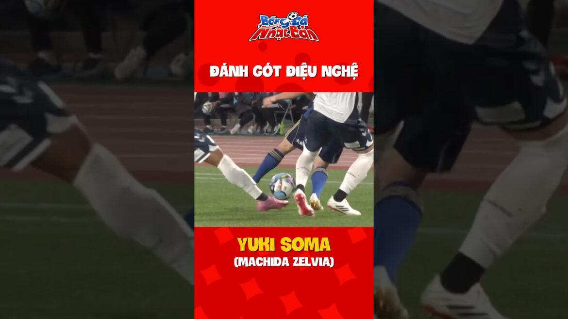 Yuki Soma, 1m66 chân ko dài lắm nhưng khỏi chê #bongdanhatban #jleague #backheel #pass