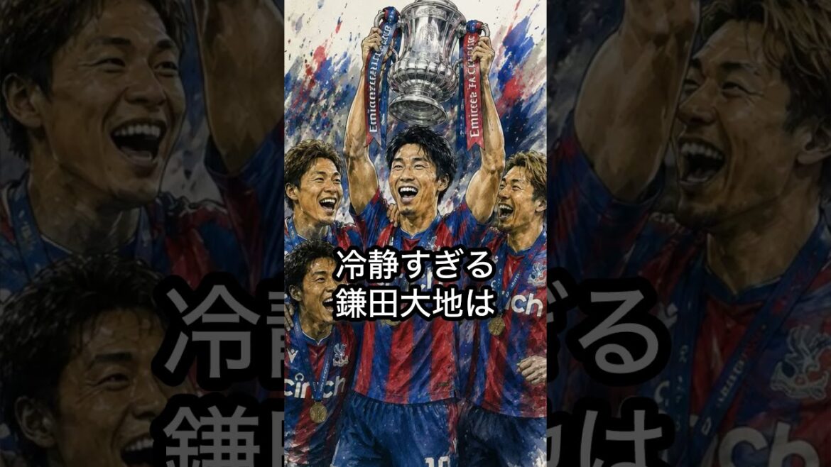 冷静すぎる鎌田大地 #サッカー #サッカー日本代表 #鎌田大地