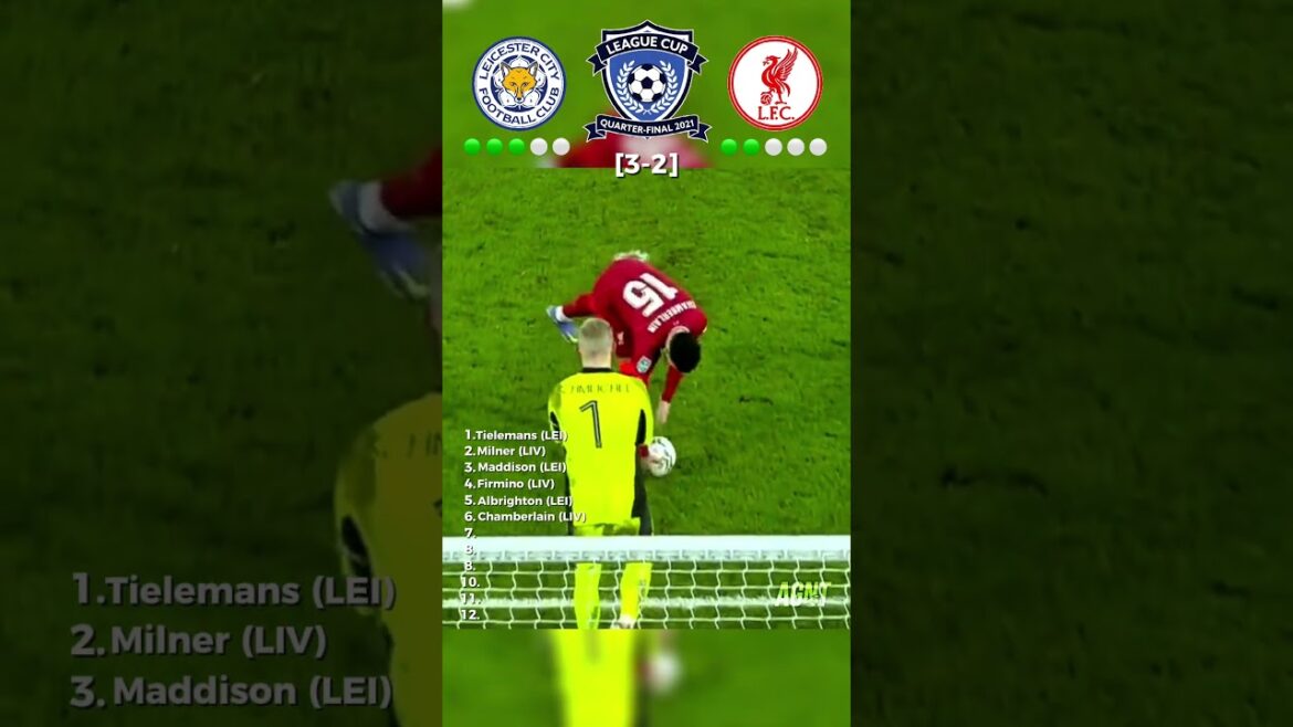 Liverpool vs Leicester City | League Cup 2021 Quarter-Final | Full Penalty Shootout Liverpool vs Leicester City | League Cup 2021 Quarter-Final | Full Penalty Shootout