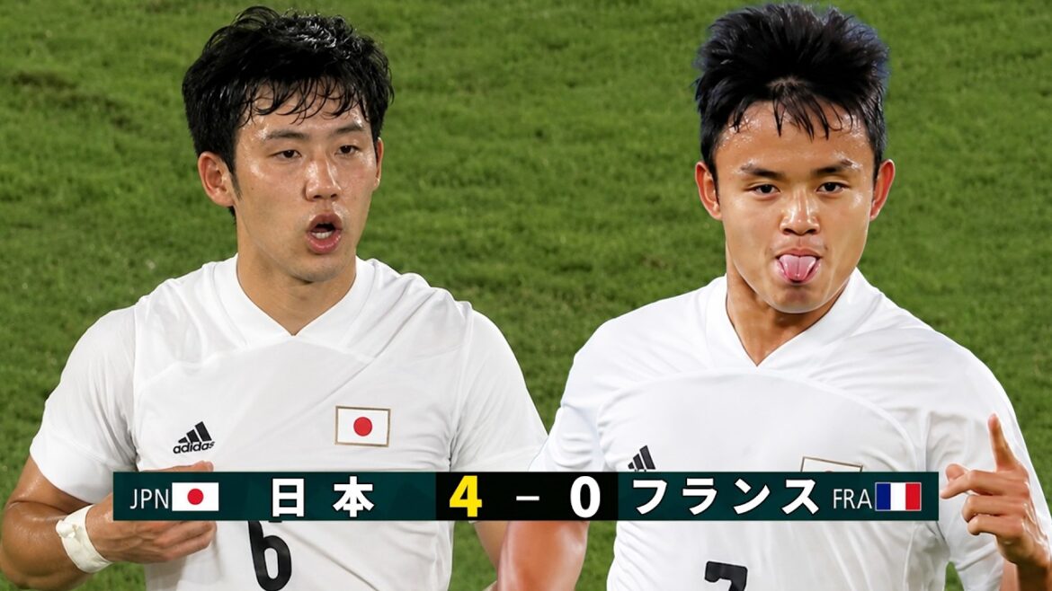 日本代表がフランス代表を撃破し、フランスは屈辱のグループステージ敗退を喫した。