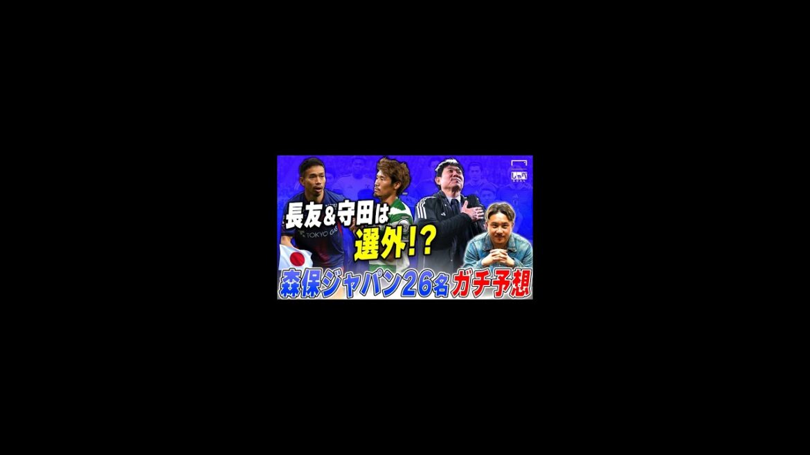 安田理大氏がW杯日本代表26名を徹底予想！長友佑都は選外？