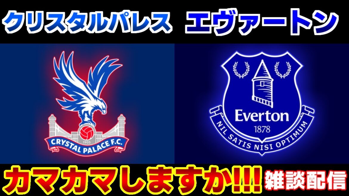【鎌田大地スタメン!!!】クリスタルパレスvsエヴァートン｜プレミアリーグ/サッカー日本代表