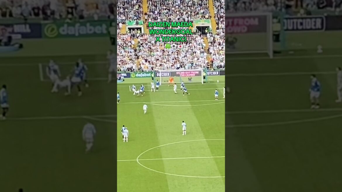 😱⚽️🇯🇵🍀 Daizen Maeda wondergoal | Celtic 3-1 rangers 前田 大然 #celtic #celticfc