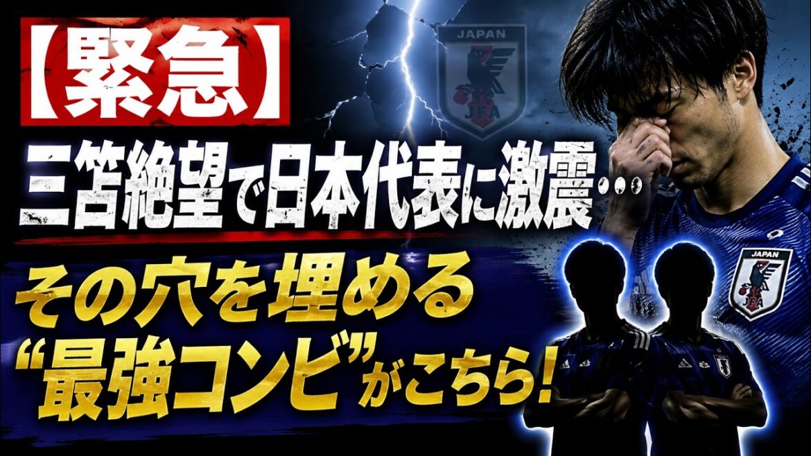 【緊急】三笘絶望で日本代表に激震…その穴を埋める“最強コンビ”がこちら！