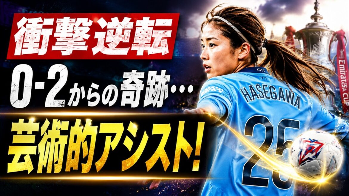 【衝撃逆転】0 2からの奇跡…長谷川唯がFA杯決勝進出を決めた“芸術的アシスト”！
