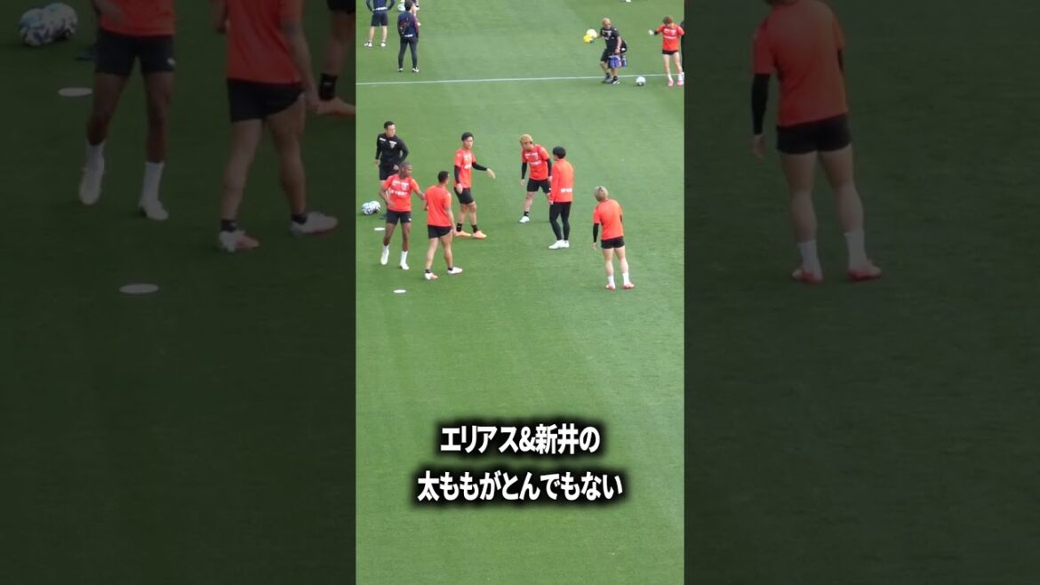 エリアス&新井の太ももとんでもない エリアス&新井の太ももとんでもない