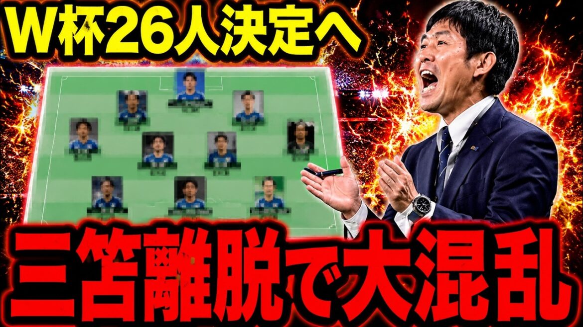 【サッカー日本代表】W杯三笘離脱で森保ジャパン激変!? 最終26人を徹底予想!【ゆっくり解説サッカー】 【サッカー日本代表】W杯三笘離脱で森保ジャパン激変!? 最終26人を徹底予想!【ゆっくり解説サッカー】