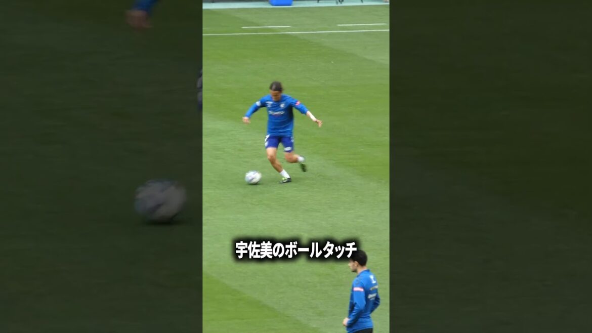 宇佐美のボールタッチはすごいな