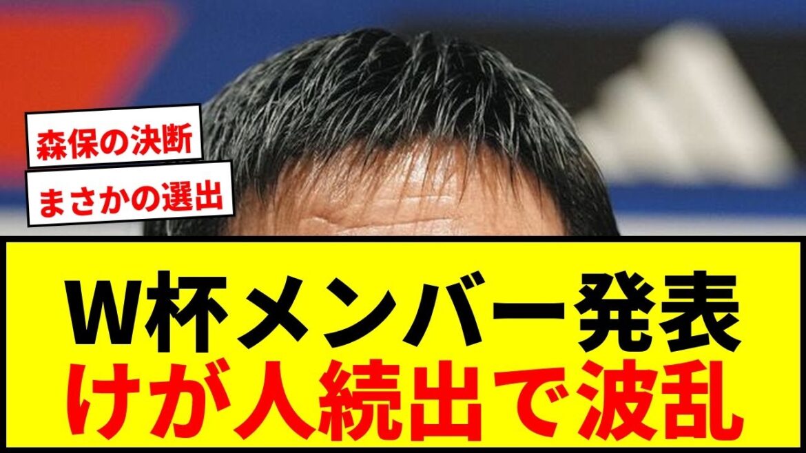 【速報】サッカー日本代表W杯メンバー発表!南野、遠藤、冨安、長友…けが人続出で森保監督の決断に注目集まる 【速報】サッカー日本代表W杯メンバー発表!南野、遠藤、冨安、長友…けが人続出で森保監督の決断に注目集まる