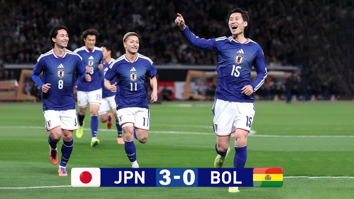 久保のアシストから鎌田が開始4分でゴラッソ！｜日本 vs ボリビア｜国際親善試合2025