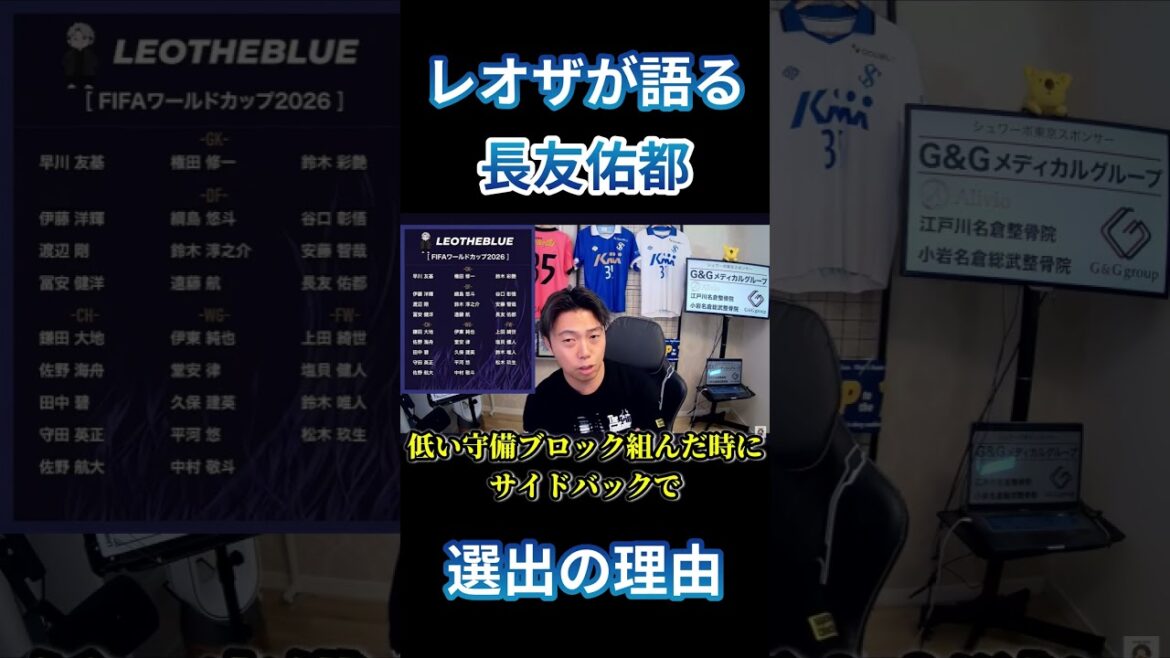 【日本代表】　長友佑都を選出した理由　レオザ切り抜き
