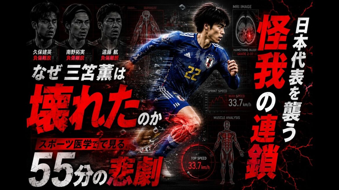 なぜ三笘薫は壊れたのか――スポーツ医学で見る“55分の悲劇”と、日本代表を襲う怪我の連鎖。 なぜ三笘薫は壊れたのか――スポーツ医学で見る“55分の悲劇”と、日本代表を襲う怪我の連鎖。