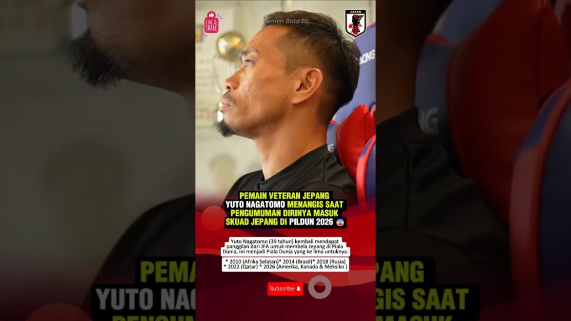 TAK KUASA MENAHAN TANGIS, EX PEMAIN INTER MILAN YUTO NAGATOMO KEMBALI BERMAIN DI PILDUN #beritabola TAK KUASA MENAHAN TANGIS, EX PEMAIN INTER MILAN YUTO NAGATOMO KEMBALI BERMAIN DI PILDUN #beritabola